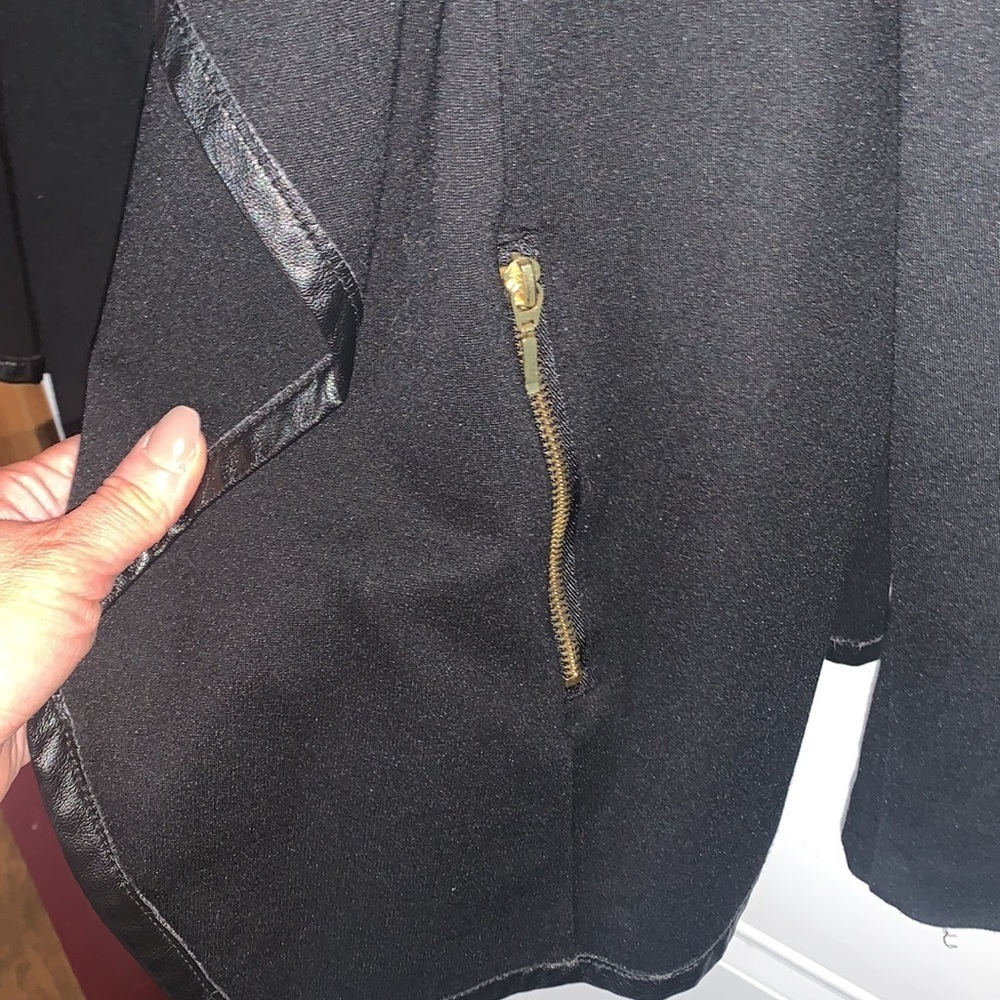 INC International Concepts Black Jacket L - Picture 5 of 8